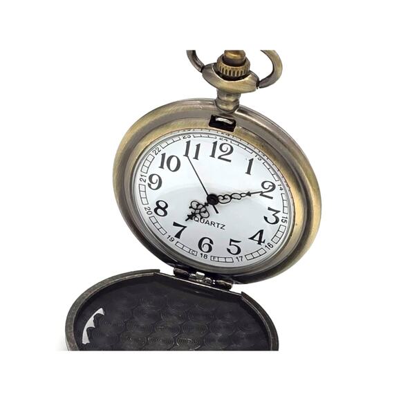 Tribal Chief Pocket Watch - Native American Art, Indian Motorcycle Gift Keepsake - Picture 3 of 9